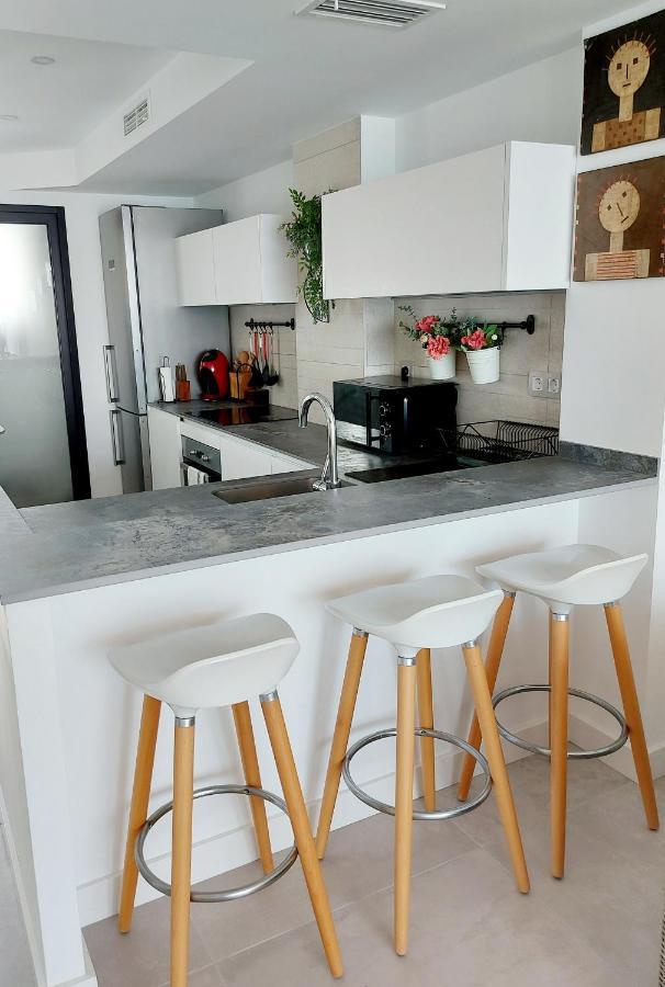 Exclusif Appartement En 1Er Ligne, Vue Imprenable, Piscine, Parking Prive A Playa Mucha Vista, Alicante El Campello Exteriér fotografie